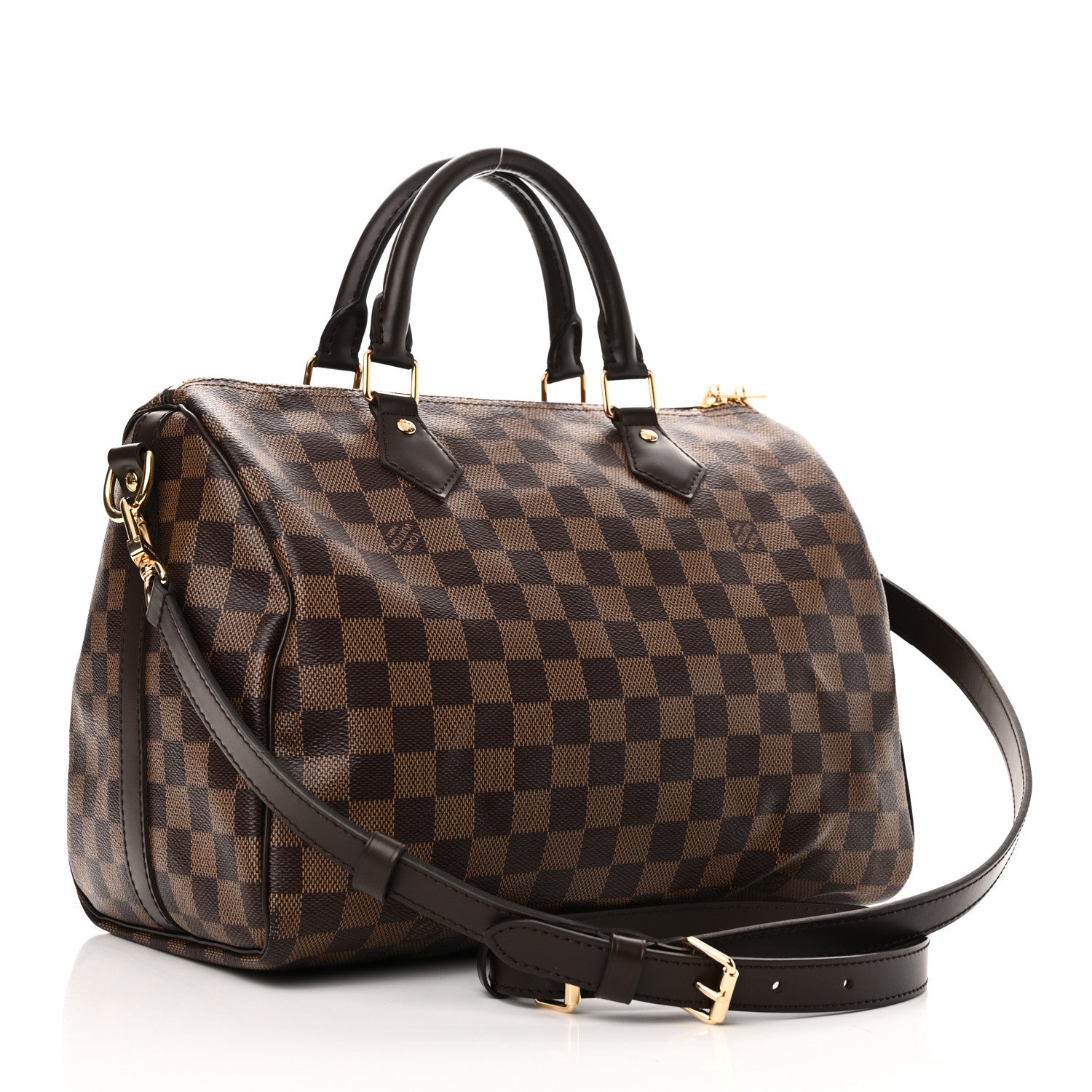 Louis Vuitton Damier Ebene Speedy Bandouliere 30 3 of 9