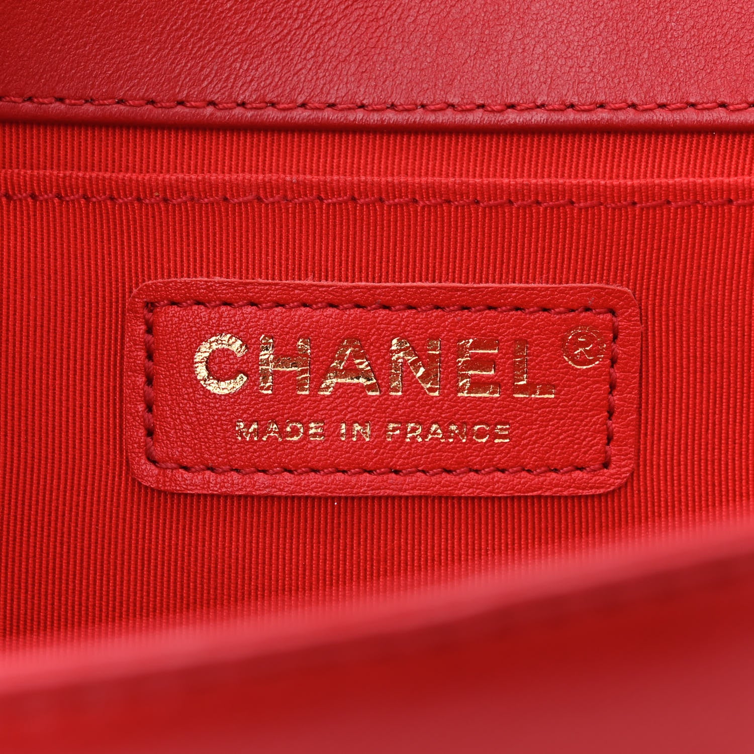 Chanel Lambskin Quilted Medium Boy Flap Red 6 of 15