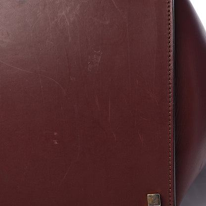 Celine Natural Calfskin Medium Phantom Luggage Burgundy 15 of 21