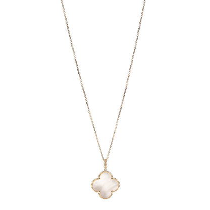 Van Cleef & Arpels 18K Yellow Gold Mother of Pearl Magic Alhambra Long Necklace 1 of 8