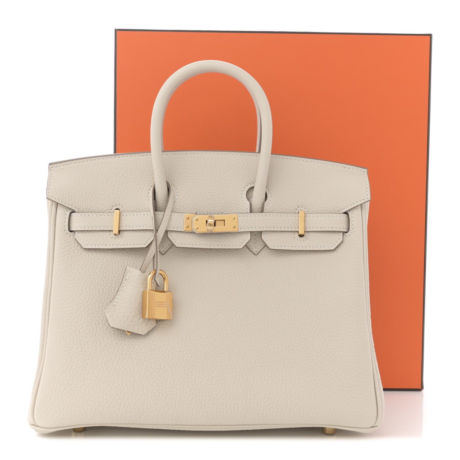 Hermes Togo Birkin 25 Craie 9 of 9