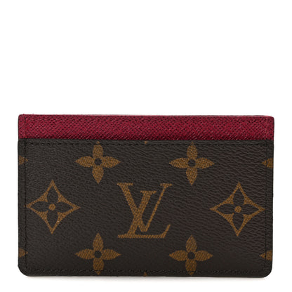 Louis Vuitton Monogram Card Holder Fuchsia 1 of 8