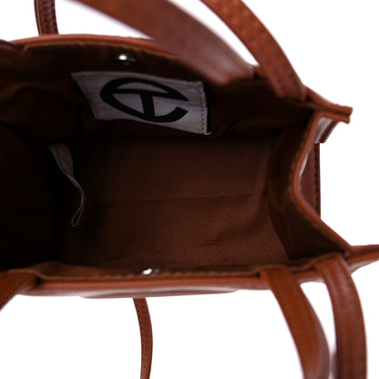 Telfar Vegan Leather Small Shopping Bag Tan 5 of 10