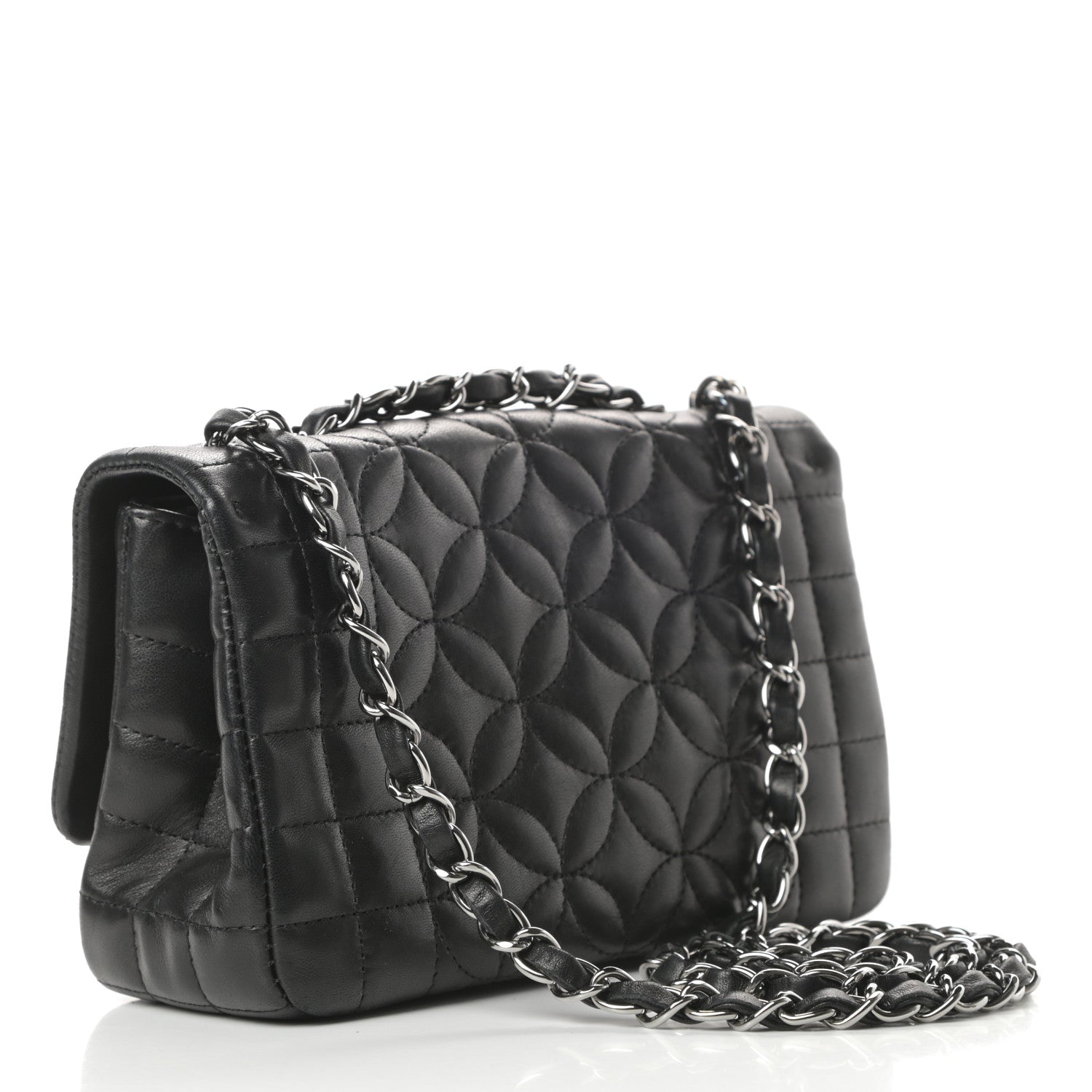 Chanel Lambskin Mini Lady Graphic Flap Black 3 of 14