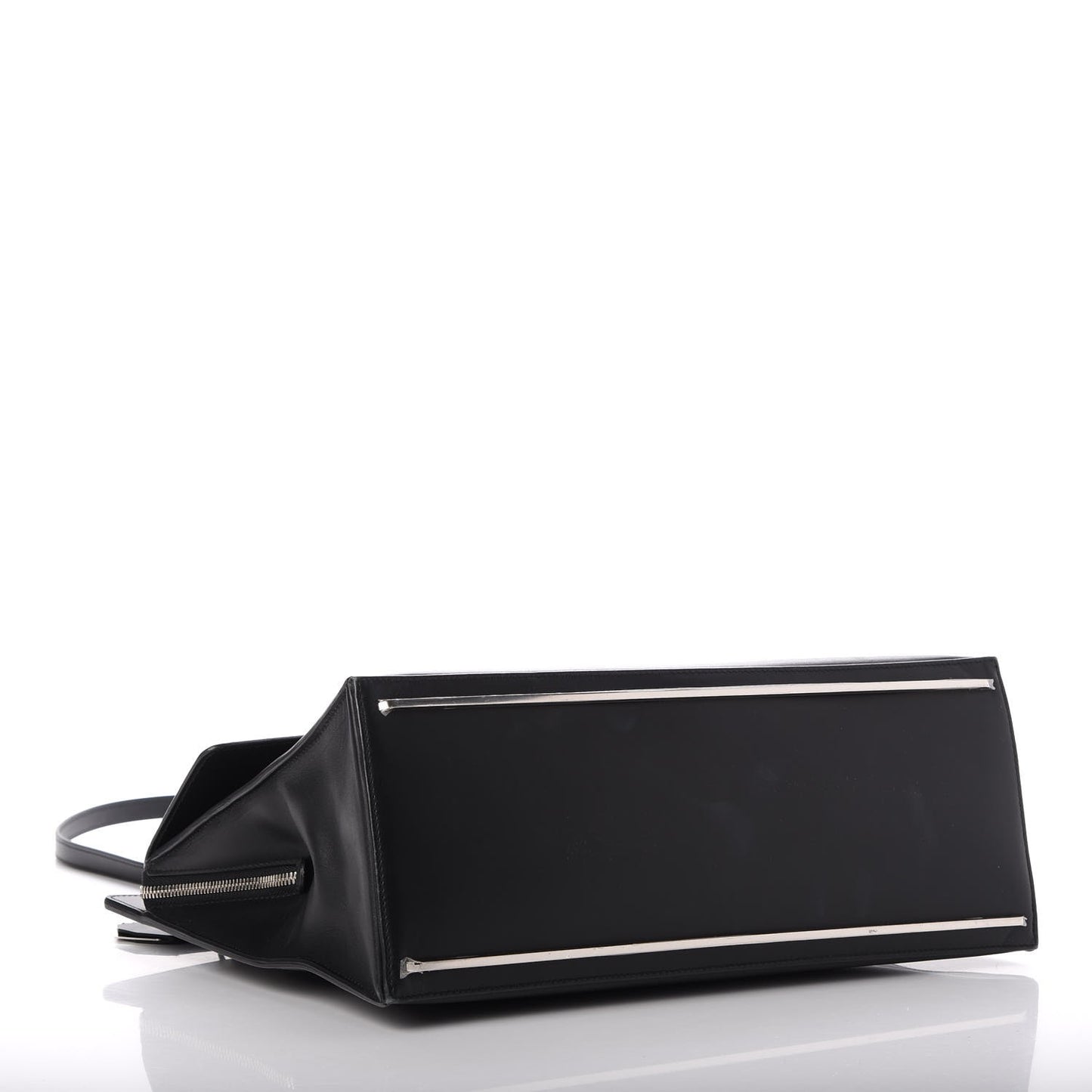 Calfskin Le Dix Zip Cartable Black