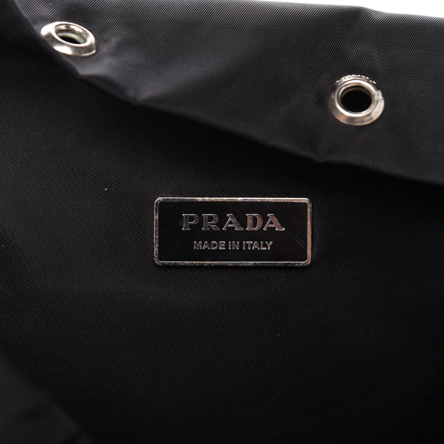 Prada Tessuto Nylon Montagna Double Buckle Backpack Black 8 of 10