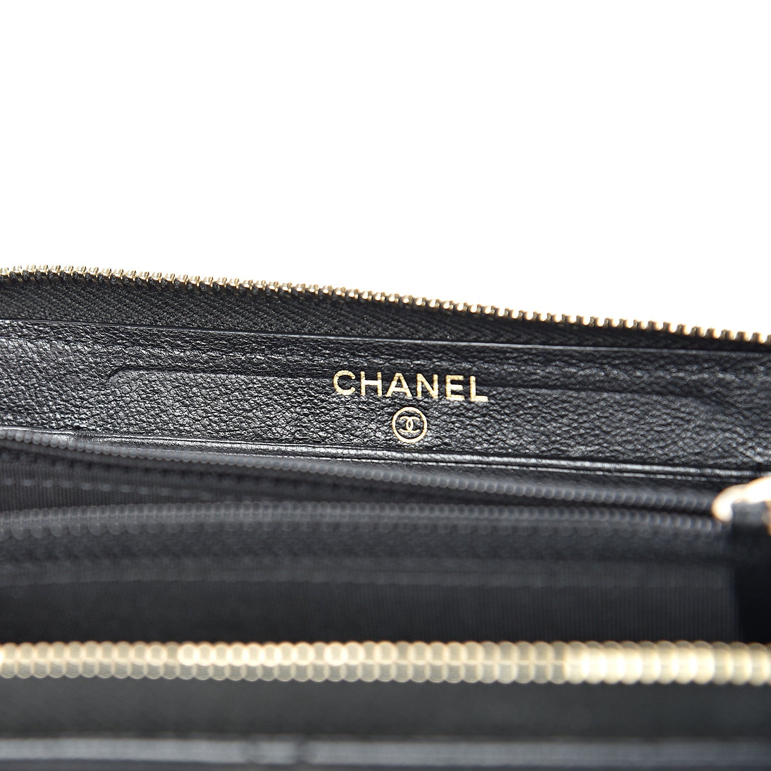 Chanel Lambskin Quilted 19 Zipped Wallet Black 9 of 11