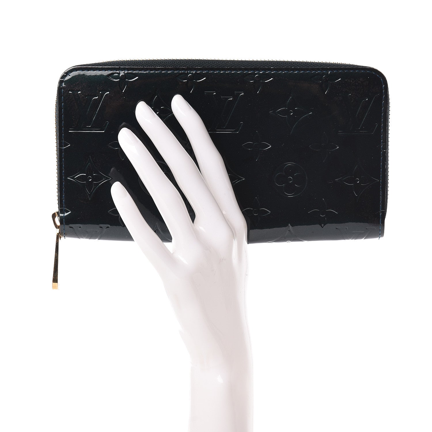 Louis Vuitton Vernis Zippy Wallet Blue Nuit 2 of 6