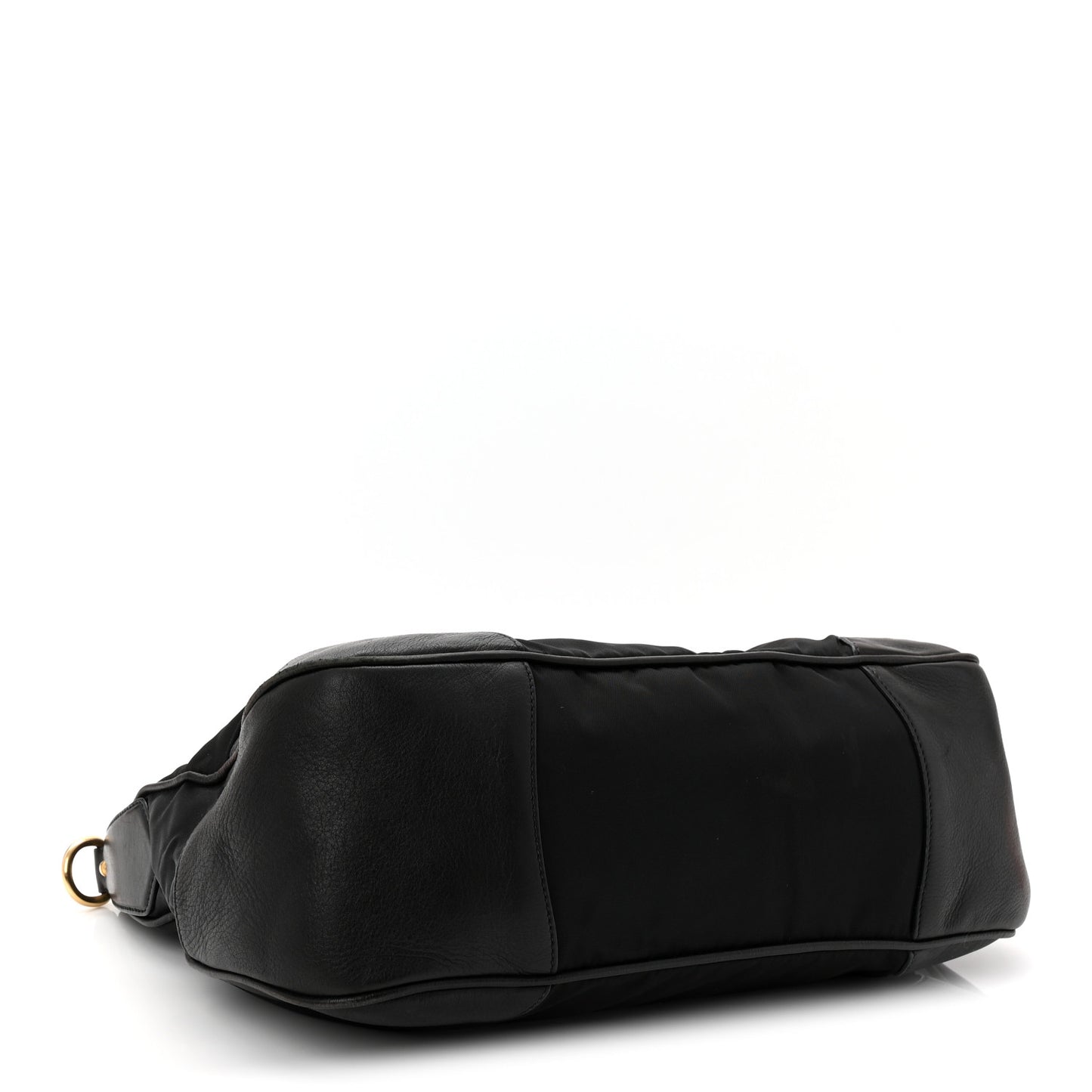 Tessuto Nylon Soft Calf Tote Black