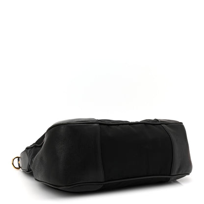 Prada Tessuto Nylon Soft Calf Tote Black 4 of 10