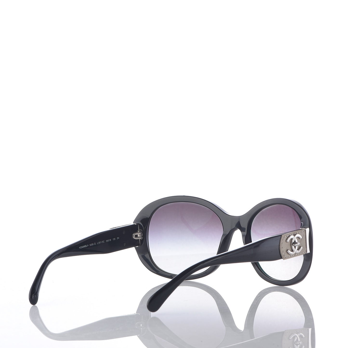 Acetate CC Turnlock Sunglasses 5235-Q Black Beige