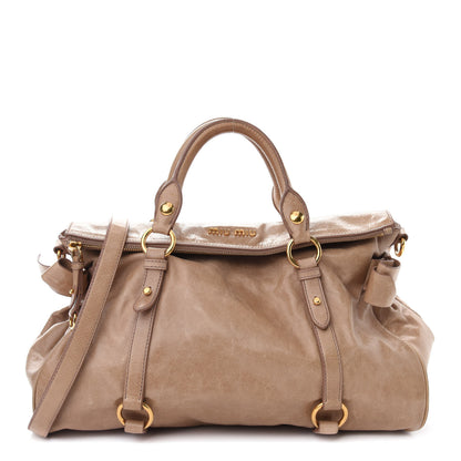 Miu Miu Vitello Lux Medium Bow Bag Cammeo 1 of 13