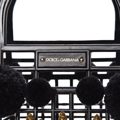 Dolce & Gabbana PVC Cage Market Tote Black 6 of 10