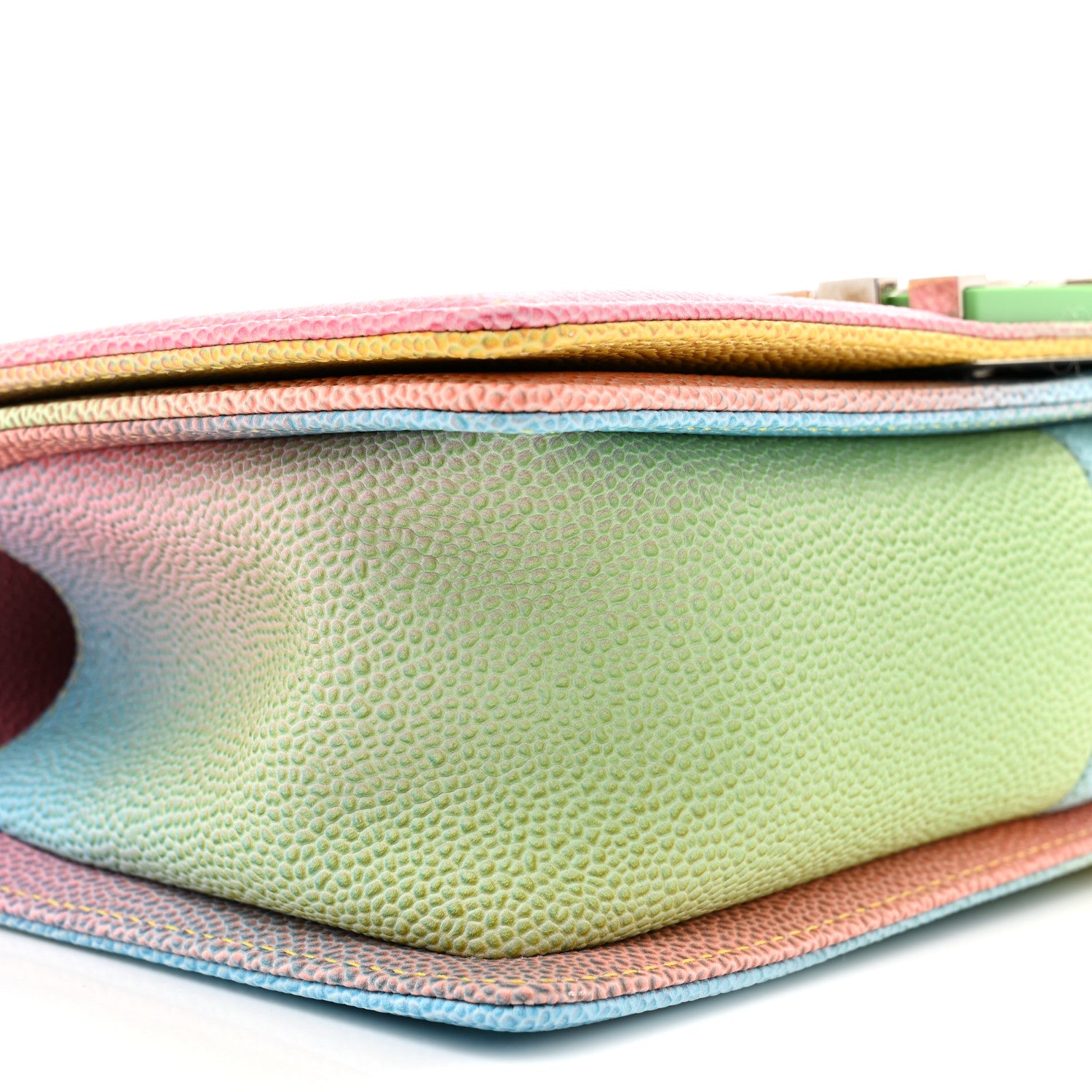 Chanel Caviar Quilted Medium Cuba Rainbow Boy Flap Multicolor 9 of 12