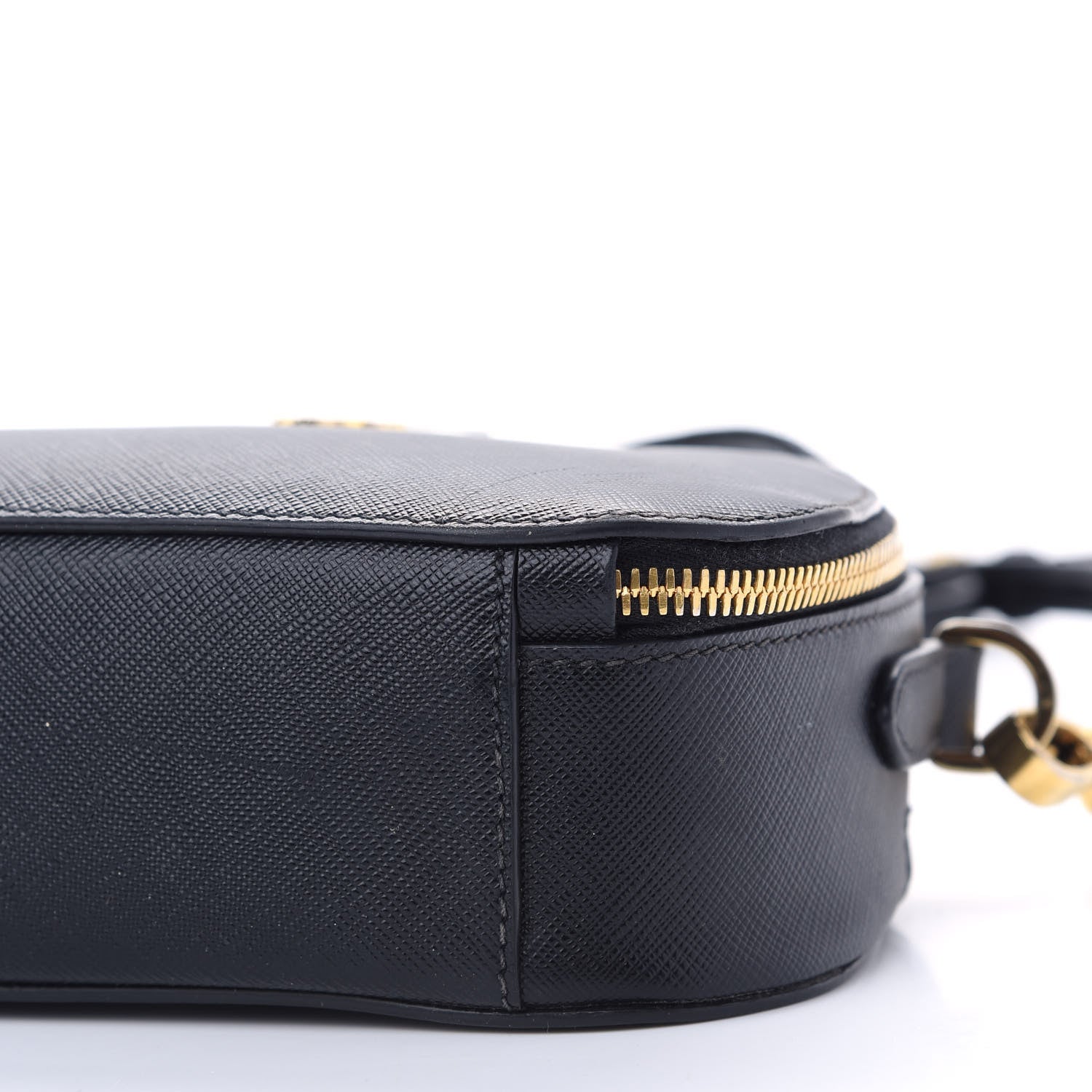 Prada Saffiano Lux Odette Crossbody Black 9 of 11