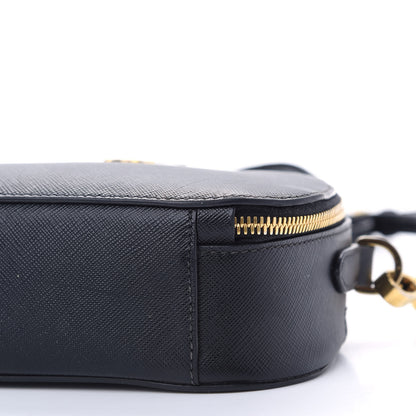 Prada Saffiano Lux Odette Crossbody Black 9 of 11