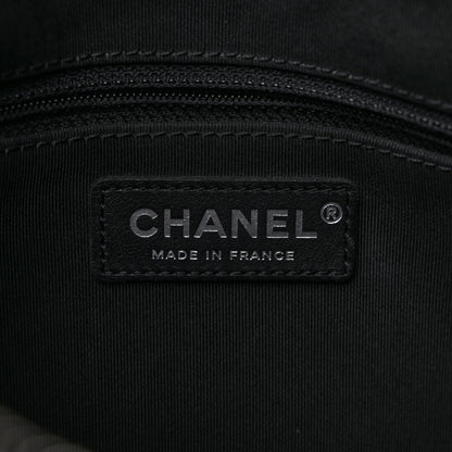 Chanel Aged Calfskin Quilted Large Working Vibe Camera Case Black 6 of 10