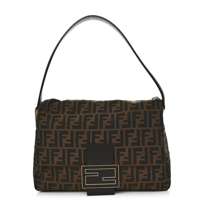Fendi Zucca Big Forever Mama Baguette Tobacco 1 of 10