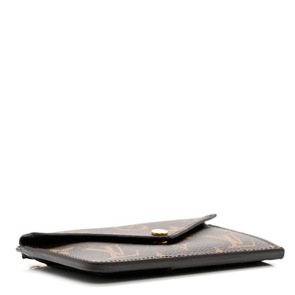 Louis Vuitton Monogram Recto Verso Card Holder Black 5 of 9