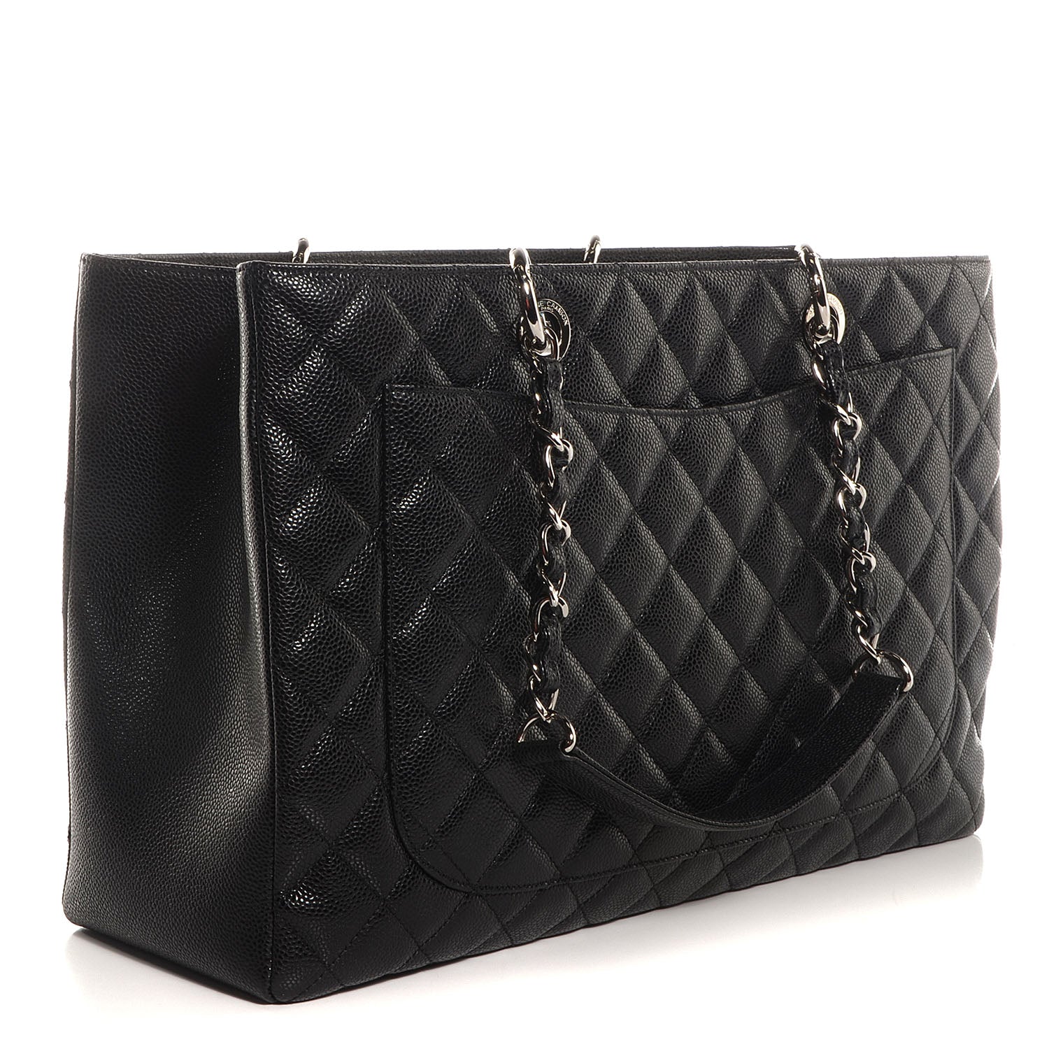 Chanel Caviar XL Grand Shopping Tote GST Black 3 of 8