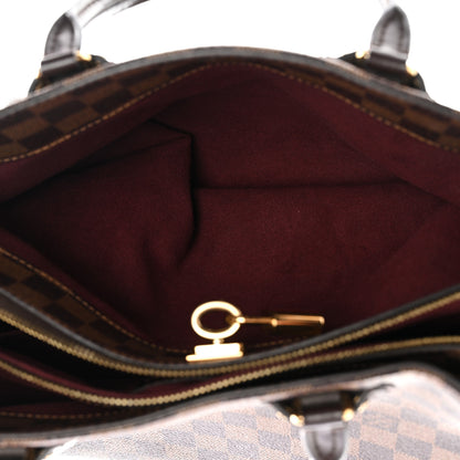 Louis Vuitton Cuir Taurillon Damier Ebene Normandy Bordeaux 5 of 11