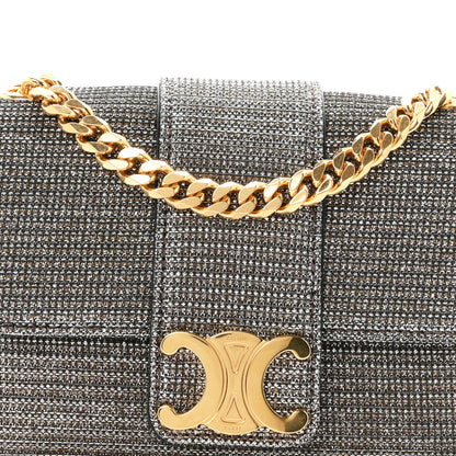 Celine Glitter Textile Mini Victoire Bag Gold 6 of 8