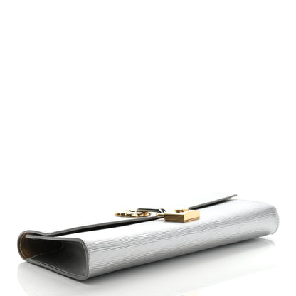 Louis Vuitton Epi Blade Clutch Silver 3 of 10