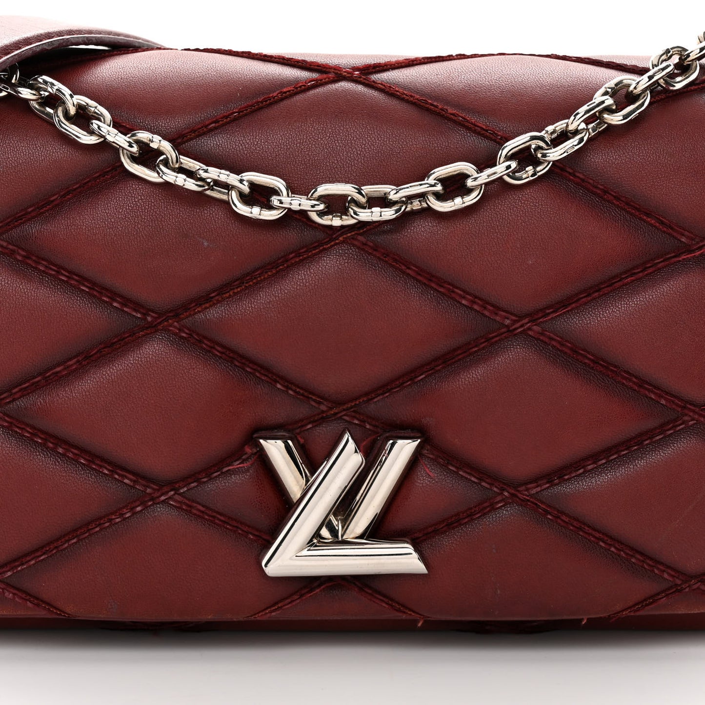 Lambskin Malletage GO-14 PM Bordeaux