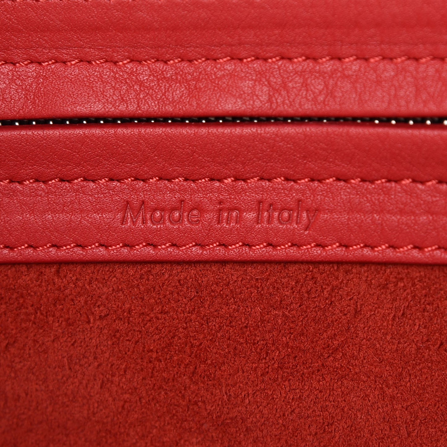 Supple Calfskin Medium Phantom Luggage Vermillion