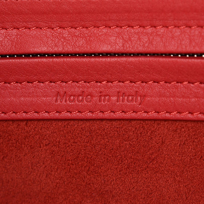 Celine Supple Calfskin Medium Phantom Luggage Vermillion 6 of 9