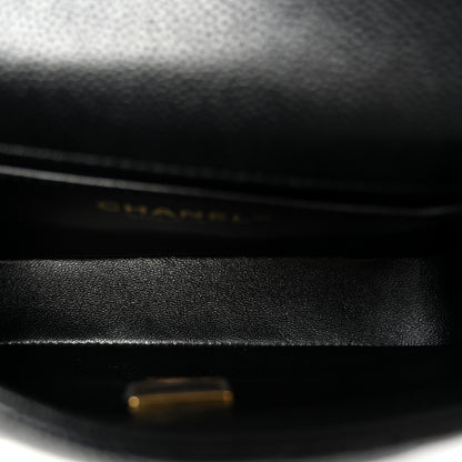 Chanel Caviar Quilted Mini Sweetheart Rectangular Flap Black 5 of 11