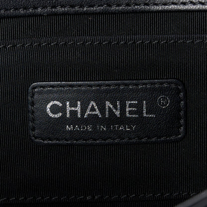 Chanel Plexiglass Patent Crystal Lego Brick Flap Black 7 of 11