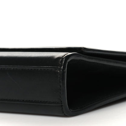 Saint Laurent Calfskin Classic Monogram Tassel Clutch Black 9 of 14
