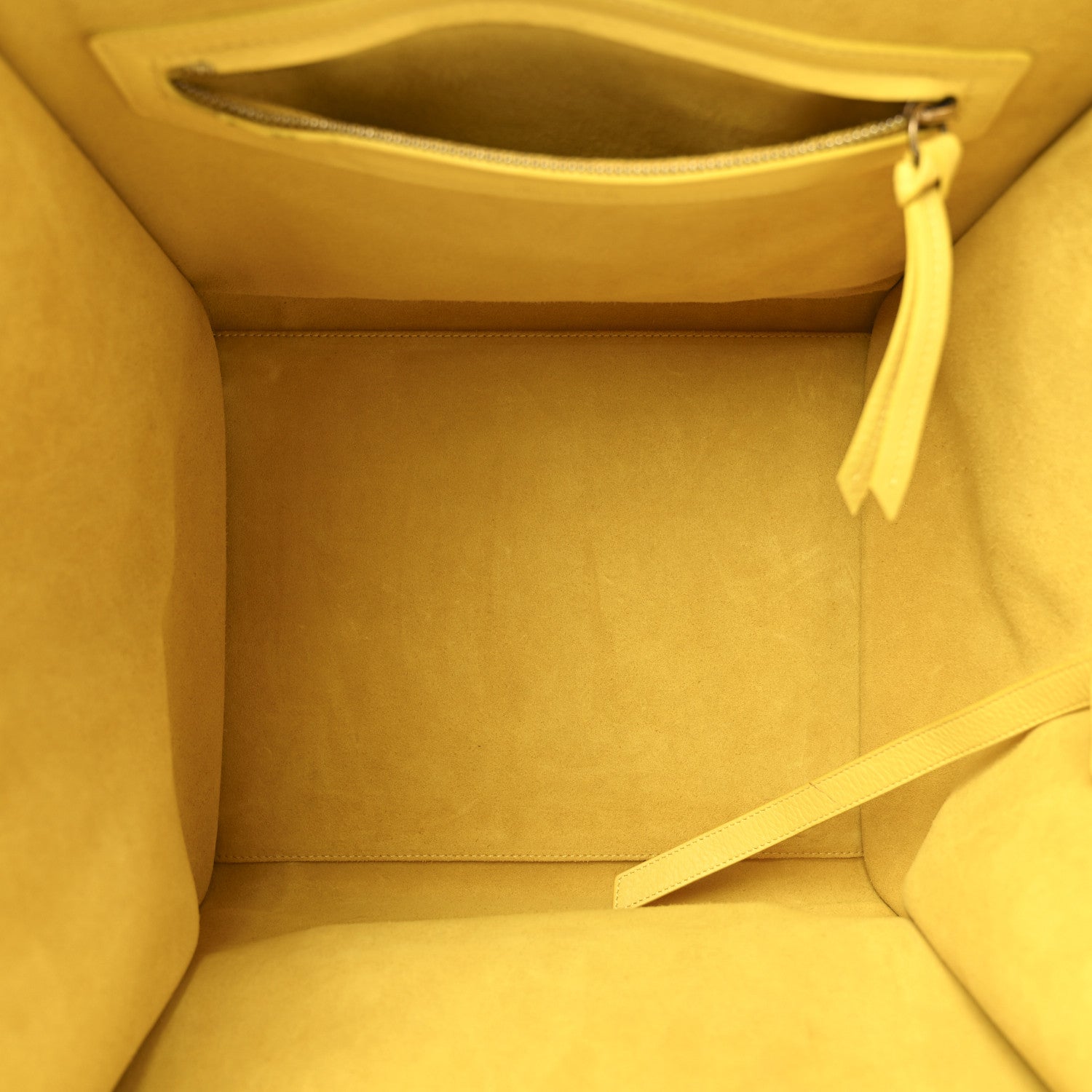 Celine Supple Calfskin Medium Phantom Luggage Sun Yellow 5 of 10