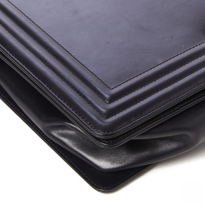 Chanel Glazed Calfskin Large Boy Flap Black 6 of 9