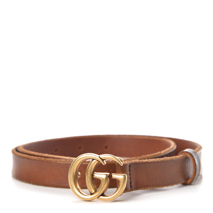 Gucci Faded Calfskin Double G 20mm Belt 75 30 Cuir 1 of 8