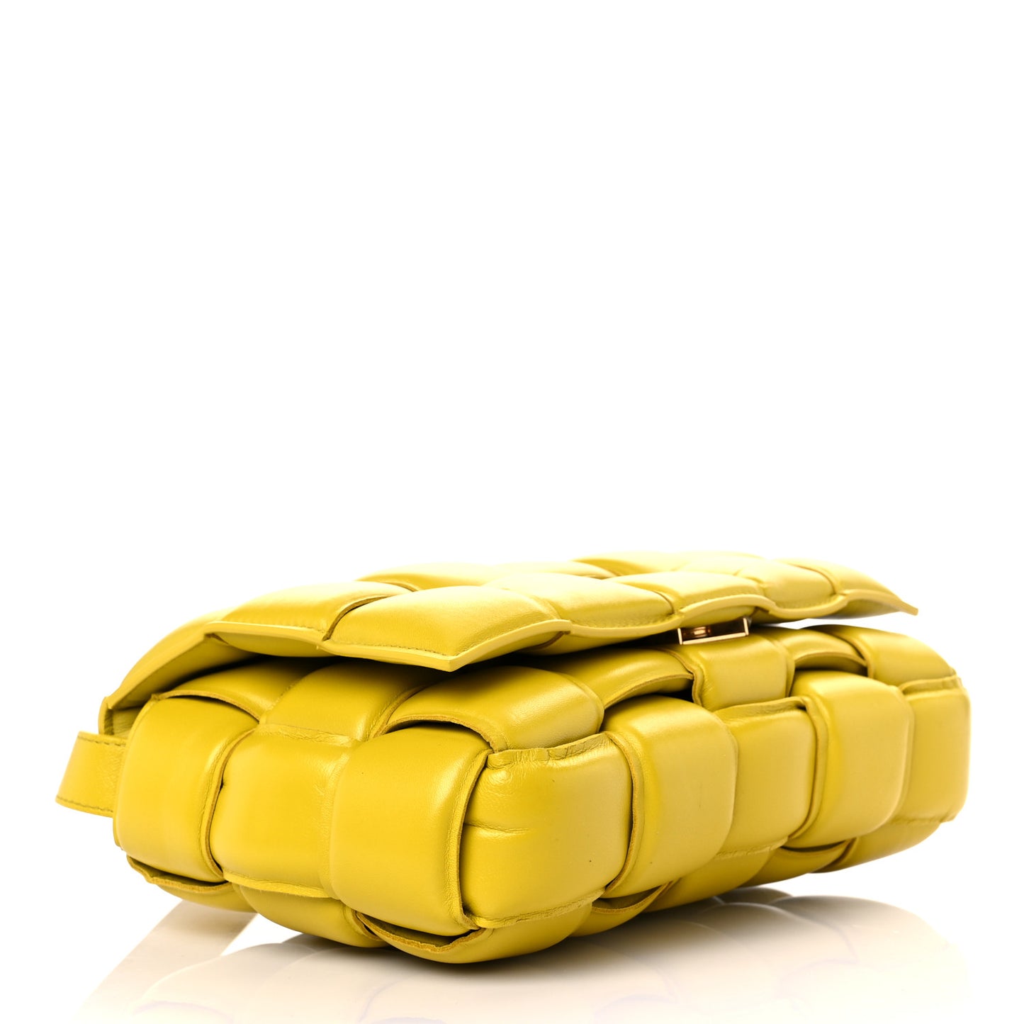 Nappa Maxi Intreccio Padded Cassette Crossbody Bag