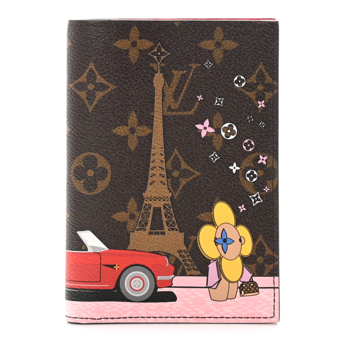 Monogram 2019 Christmas Animation Passport Cover Rouge