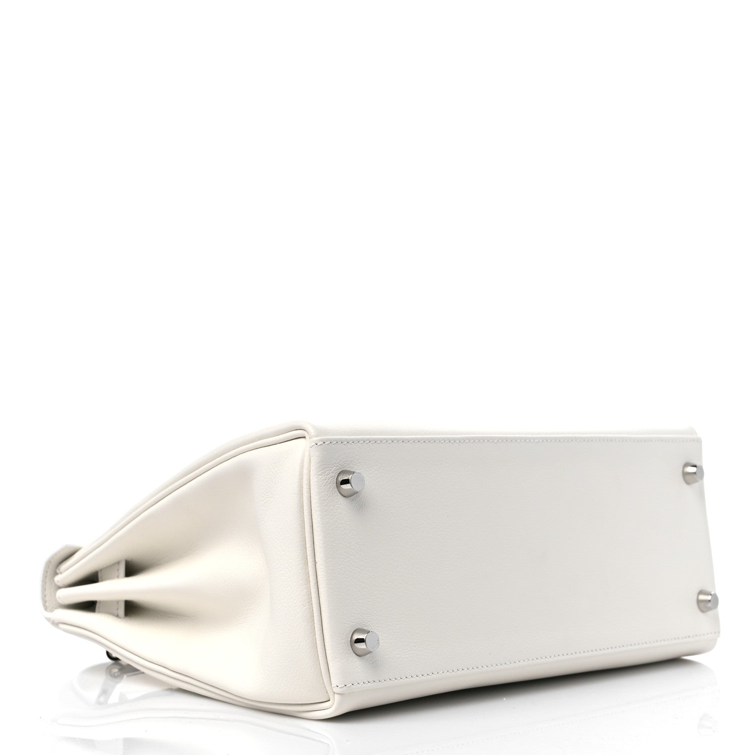 Hermes Evercolor Kelly Retourne 28 White 4 of 10