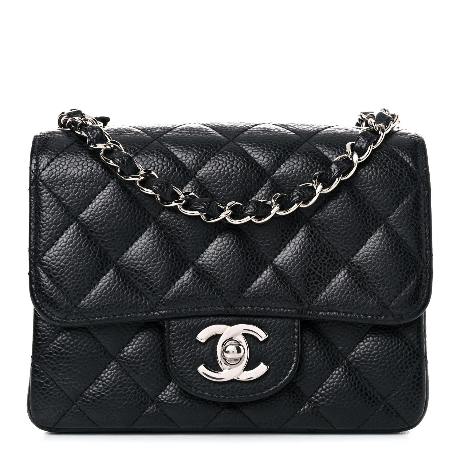 Chanel Caviar Quilted Mini Square Flap Black 1 of 14