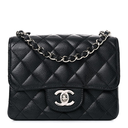 Chanel Caviar Quilted Mini Square Flap Black 1 of 14