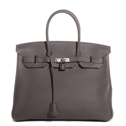 Hermes Togo Birkin 35 Etain 1 of 25