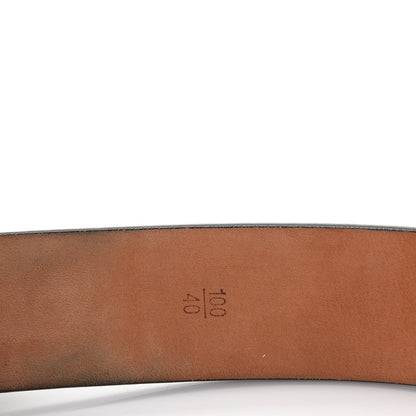 Louis Vuitton Calfskin 30mm LV Initiales Belt 100 40 Black 5 of 12