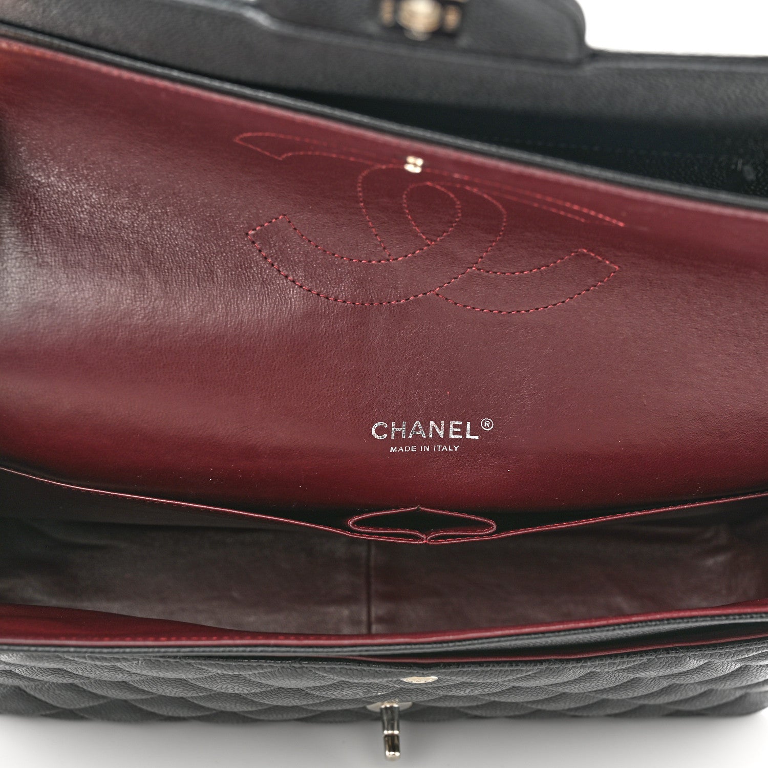 Chanel Caviar Quilted Maxi Double Flap Black 5 of 12