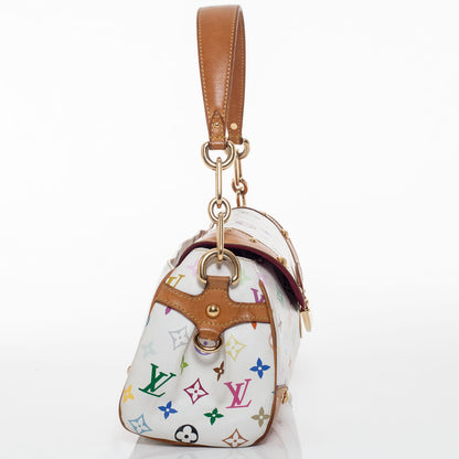 Louis Vuitton Monogram Multicolor Beverly MM White 3 of 9