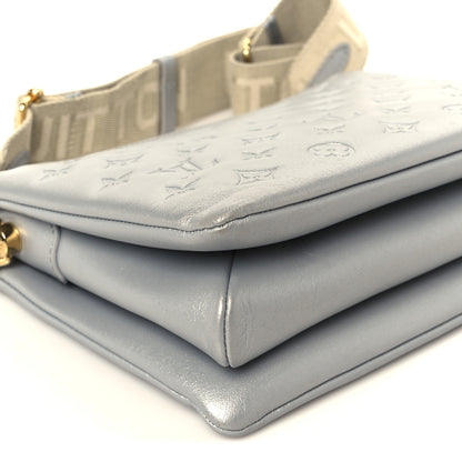 Louis Vuitton Metallic Lambskin Embossed Monogram Coussin PM Silver 11 of 12