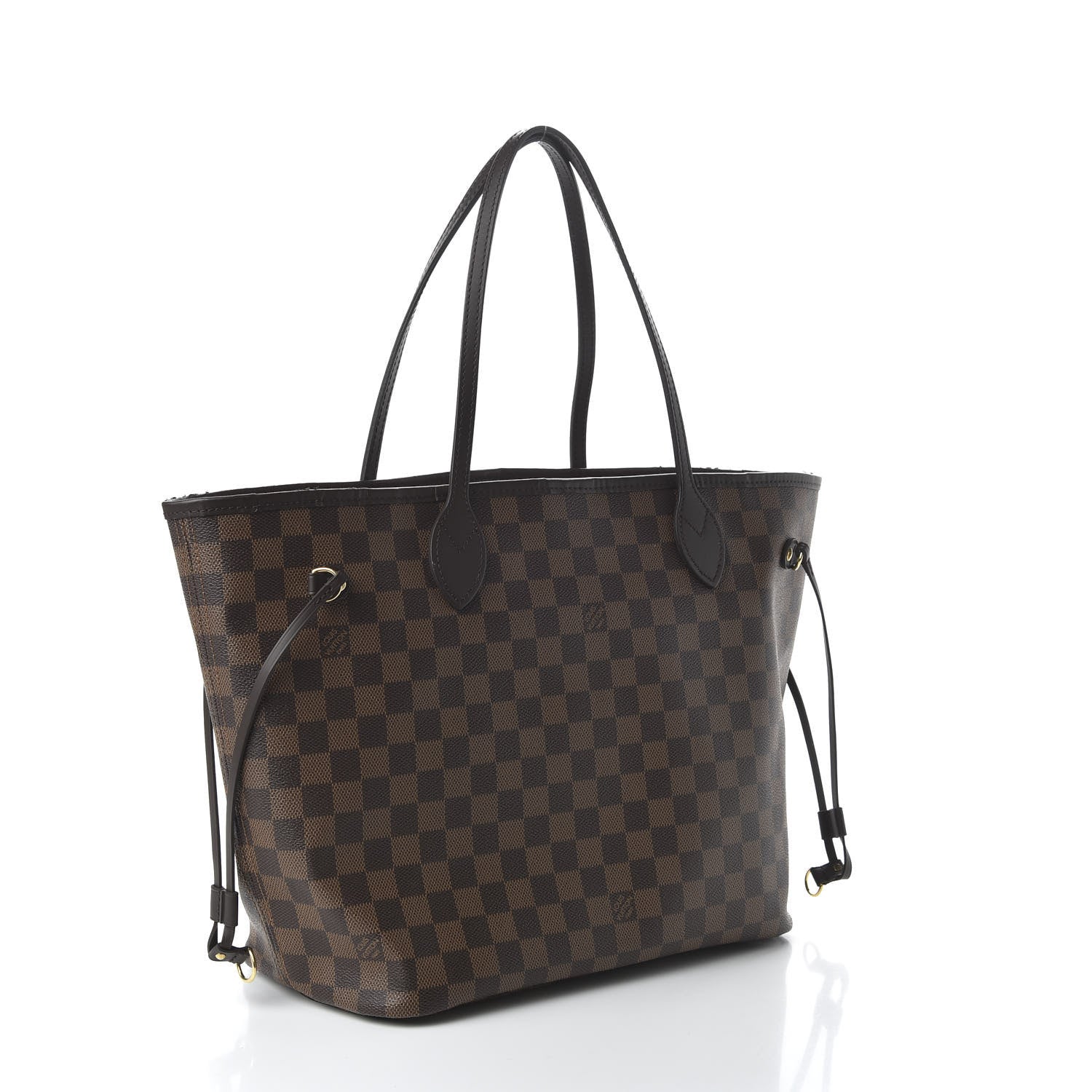 Louis Vuitton Damier Ebene Neo Neverfull MM Rose Ballerine 3 of 12