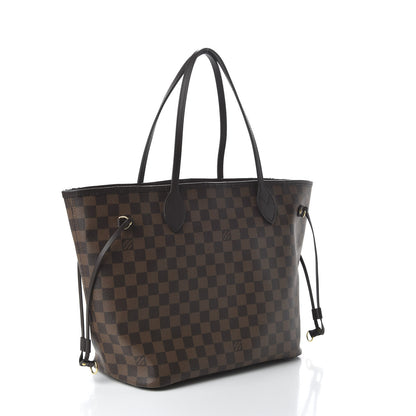 Louis Vuitton Damier Ebene Neo Neverfull MM Rose Ballerine 3 of 12