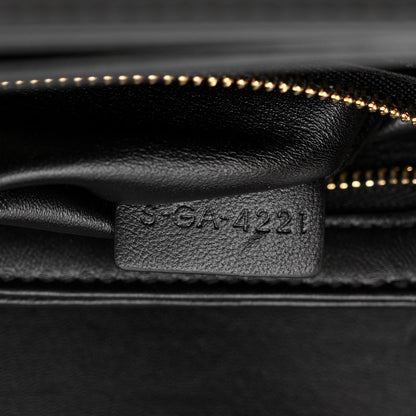 Celine Shiny Calfskin Teen Triomphe Black 8 of 15