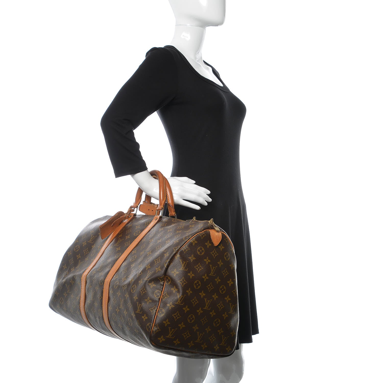 Louis Vuitton Monogram Keepall 55 2 of 17